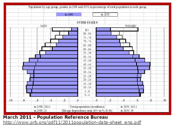 Population Pyramid US 2050