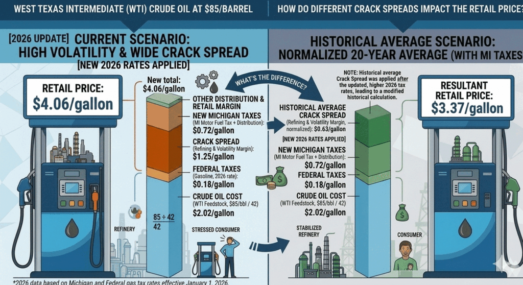 Quick Look at the Price of Oil, Gas, and Effect on Consumer Income