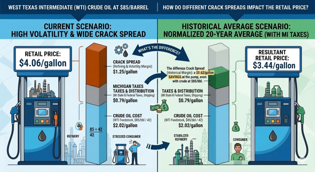 Quick Look at the Price of Oil, Gas, and Effect on Consumer Income